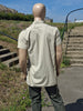 Sort Sleeve Khaki Shirt