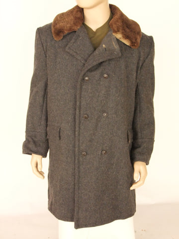 Sheepskin lined Soviet era greatcoat.