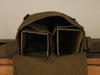 Khaki army surplus shoulder bag