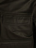 German motorcycle police leather jacket