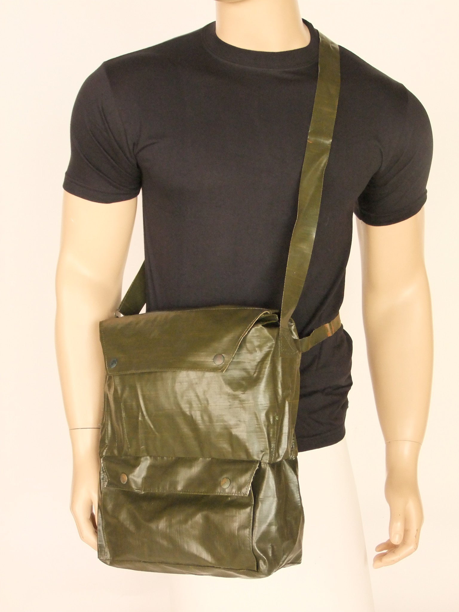 Army surplus water resistant gas mask  bag.