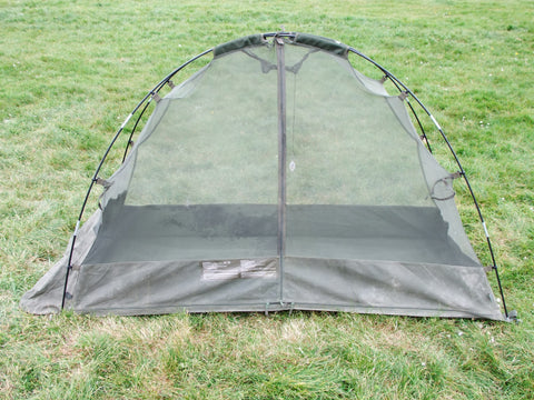 Army surplus single man mosquito tent.