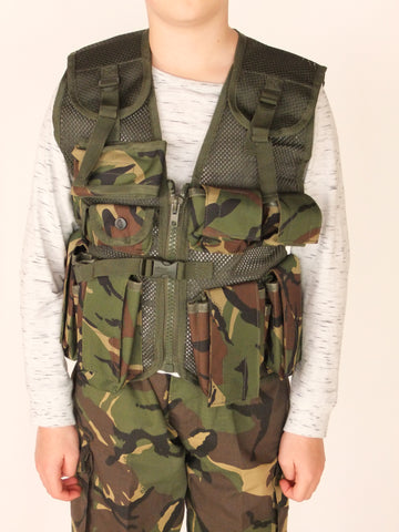 Childrens camouflage assault vest