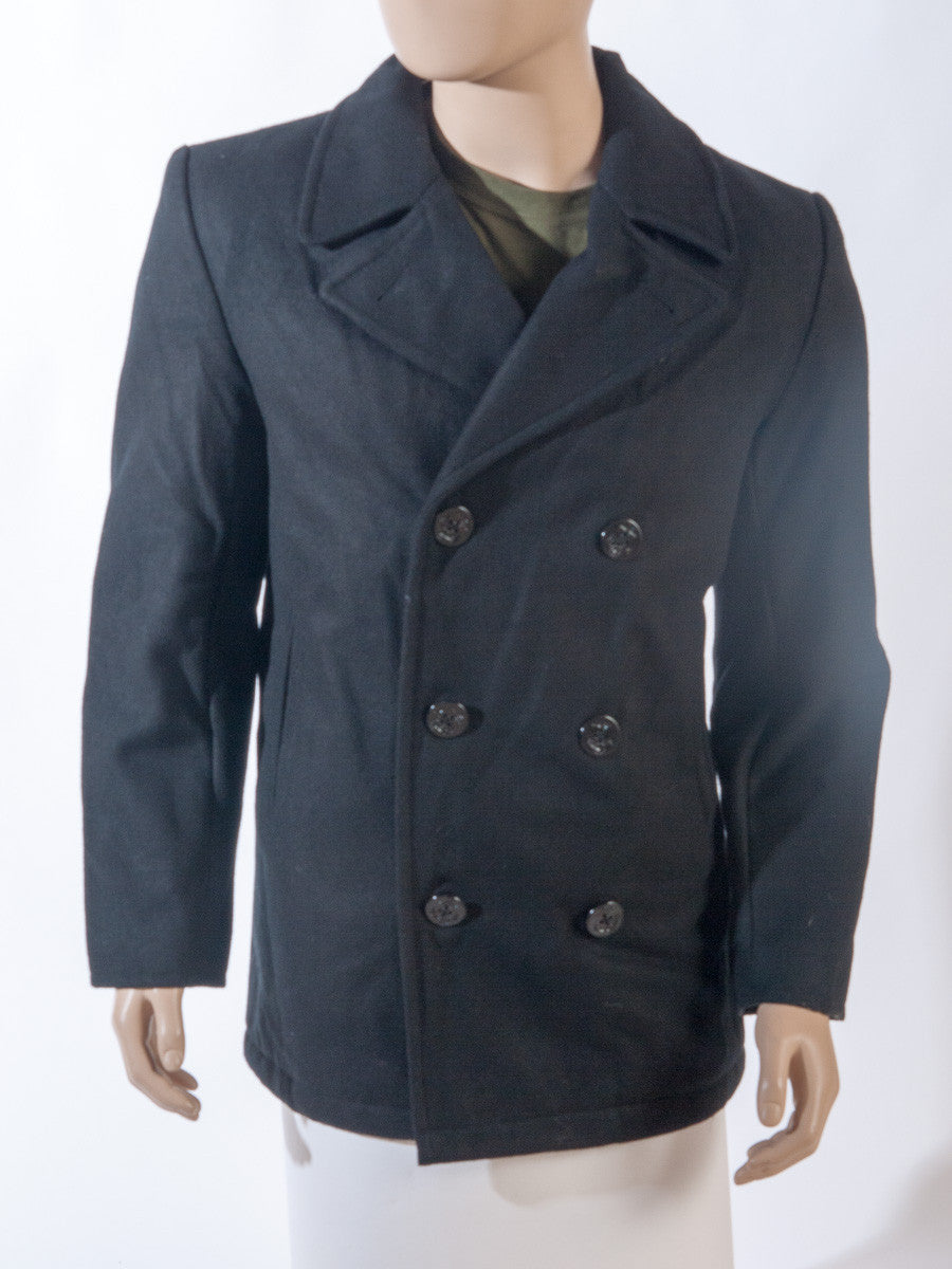 Naval pea coat